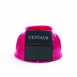 Centaur ER Rib PVC Dbl Tab Bell Boots - Size:XLarge Color:Hot Pink