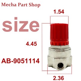 HKAOSDUUH Replacement AB-9051114 Air Compressor Pressure Regulator for Bostitch Husky Hitachi & Craftsman