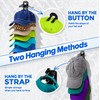 Wall-Mounted Baseball Cap Organizer for Hat Storage – Multi-Layer ABS