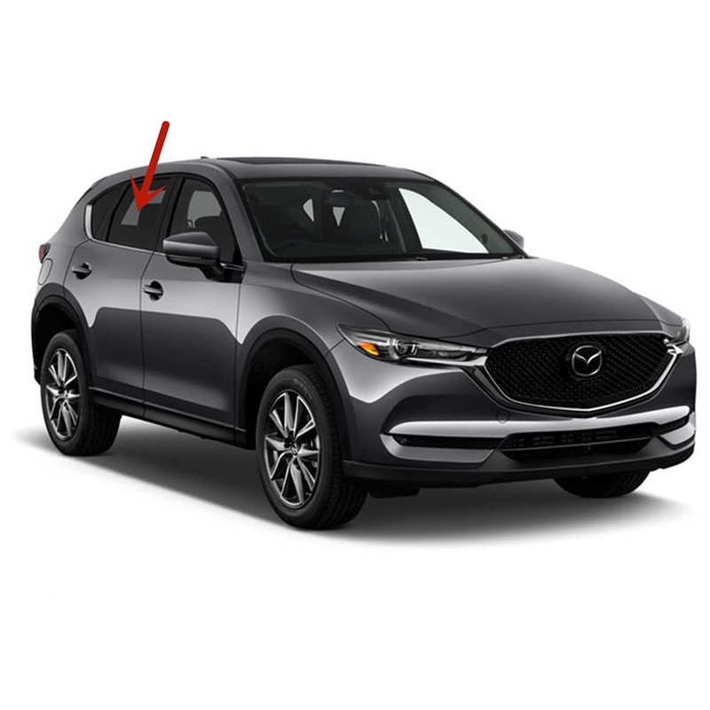 Passenger Right Side Rear Door Window Door Glass Compatible with