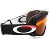 Oakley OO7066-20 O2 XM Eyewear, Matte Black, Persimmon Lens