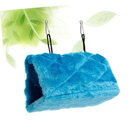 BESPORTBLE Plush Snuggle Bird Hammock for Parrots Warm Hanging Hideaway Cave Encourages Exercise and Comfort for Parakeets and Cockatiels