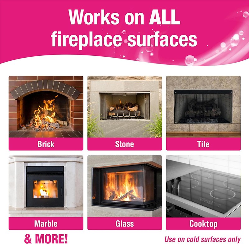 Quick 'n Brite Fireplace Cleaning Kit – Includes 16 oz
