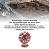 Ball Ashtray with Windproof Lid Retro Dragon Stereoscopic Relief Zinc
