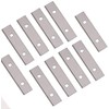 2.38"(60mm) Paint Scraper Carbide Blades Double-Edged Reversible Replacement Blade 2-3/8"(60X12X1.5mm)