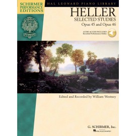 Heller Selected Piano Studies Opus 45 & 46 Sheet Music Book 000296587