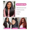 4x4 Closure Human Hair Wig Yaki Straight HD Lace Closure