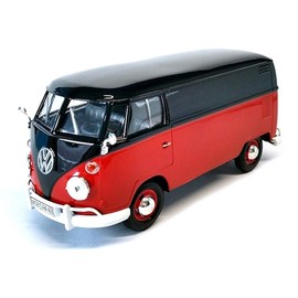 Motormax VW T1 Kasten schwarz/rot in 1:24