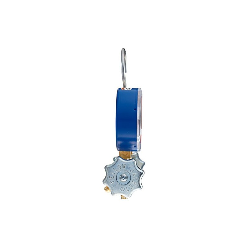 Yellow Jacket 41622 Manifold Only with 3-1/8" Color-Coded Gauges, bar/psi,