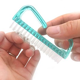 4Pcs Colorful Handle Nail Brush, 8cm Cleaning Scrubbing Brushes Plastic Fingernail Clean Brush