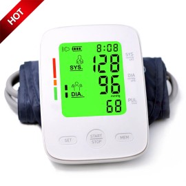 LCD BP Monitor Hot Selling USB Charge Digital BP Apparatus Machine APP ContactMaterial: ABS