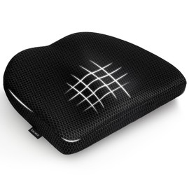Office Chair Cushion - More Breathable Pressure Relief Seat Cushion with Hours Sitting on Gaming/Car/Wheelchair, Soft Extra-Dense Air Fiber for Orthopedic Coccyx, Sciatica & Hip Support