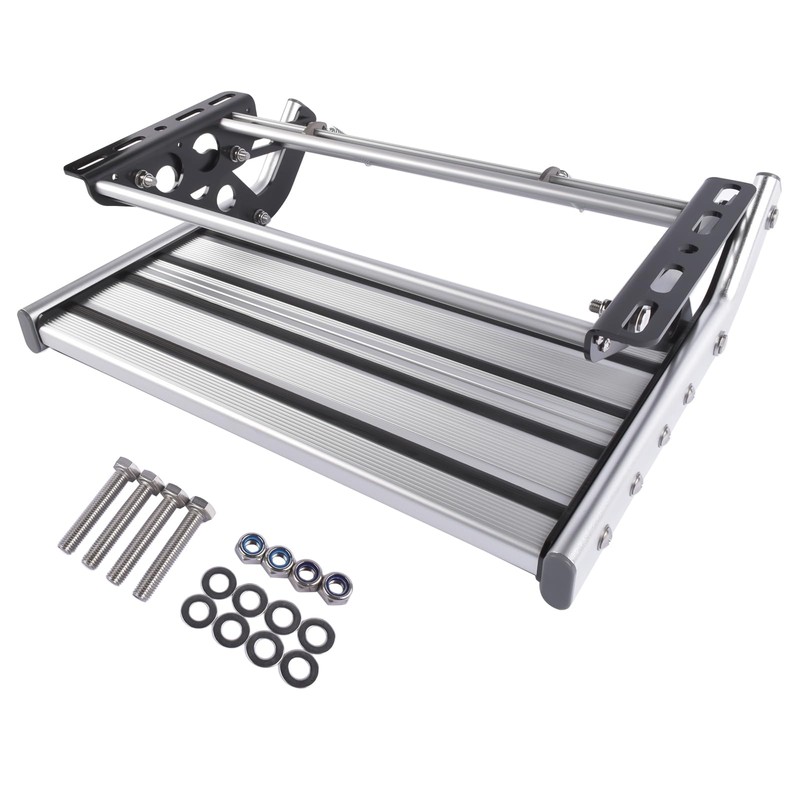 Flynsu Manual RV Step Single Ladder Step Telescopic Folding RV
