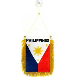 Philippines Mini Banners - 1 Dozen Pack