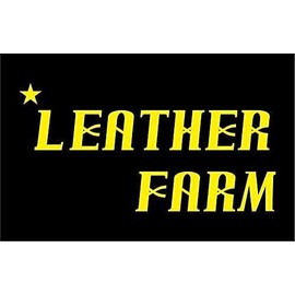 LEATHER FARM Red Lambskin Leather Cushion Pillow Cover (Red, 20x26)