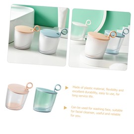 Healvian 2pcs Portable Facial Foam Maker Manual Face Wash Foam Maker Easy to Use and Clean Lightweight Design for Travel Includes Colors