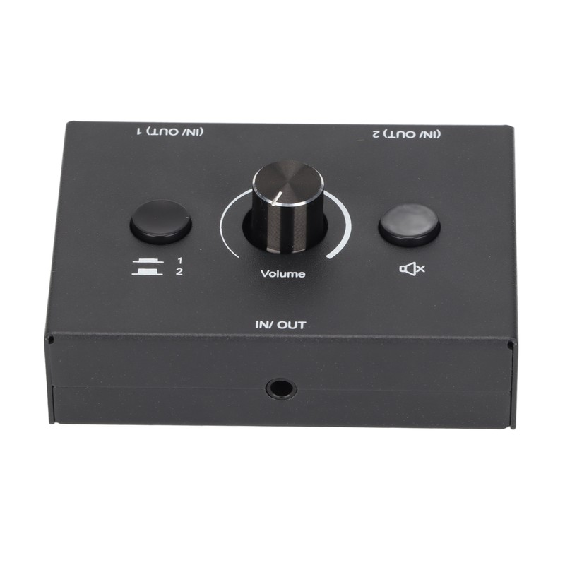 3.5mm Switcher 2 Input 1 Output Or 1 Input 2