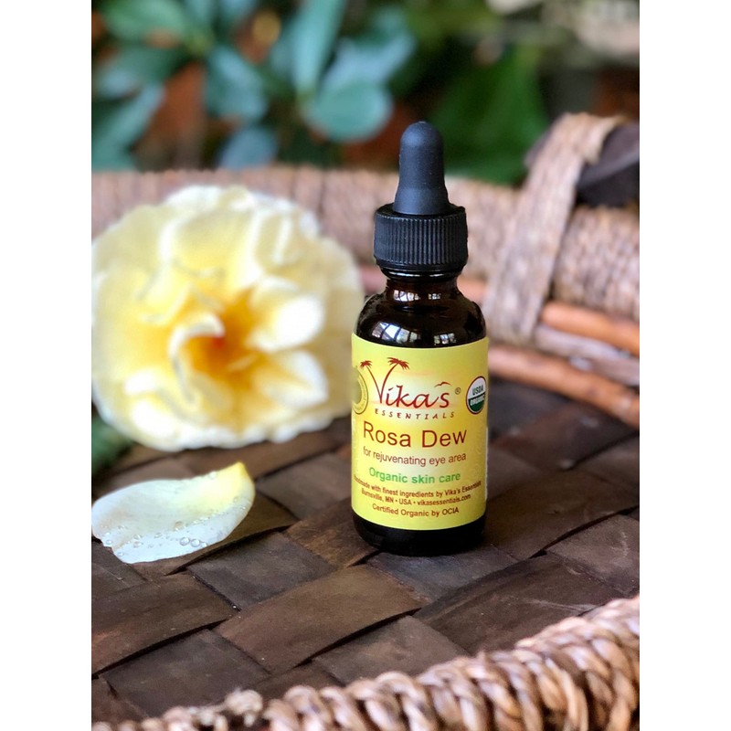 Vika's Essentials EWG Verified Rosa Dew Eye Serum