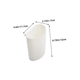 OATIPHO 3pcs Hanging Bucket Storage Basket for Kitchen Toy Storage Rolling Cart Organizer Cart Hanging Cup Mesh Bins