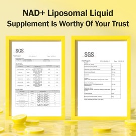 Suplemento líquido liposomal NAD+ - Diseñado para ayudar a apoyar la absorción - absorción celular mejorada, ayuda a apoyar la salud celular normal, a
