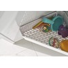 Yamazaki 4264 Magnetic Bathroom Corner Toy Rack, White, Approx. 13.0