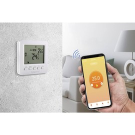 Sygonix SY-4500820 Wireless Room Thermostat Flush-Mounted Weekly Program Pack of 1