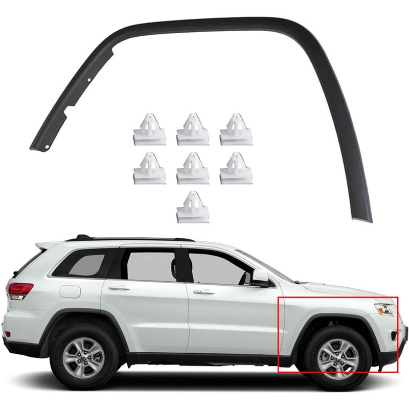 Front Passenger Side Right Paintable Factory Style Wheel Arch Trim