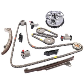 Flynsu Timing Chain Kit w/Intake VVT Sprocket Replacement for Toyota 4Runner Tacoma Tundra FJ Cruiser 4.0L 1GRFE 2005-2012 Part# 13506-AD010, 13540-AD011, 13050-31030, 13050-0P010