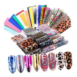 Vaguelly Sky Nail Stickers DIY Manicure Transfer Decals for Eye Catching Nail Art Decoration Easy Application Durable Material