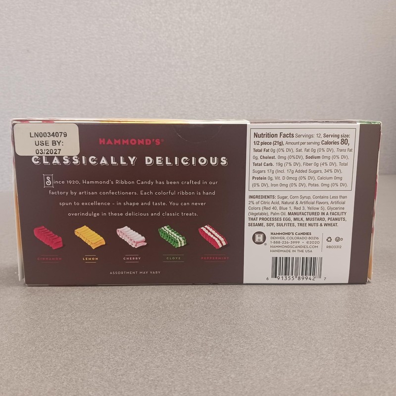 Ribbon Candy Gift Box