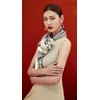 Grace Scarves 100% Silk Scarf, Extra-Large, with Hand Rolled Edges,