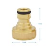 HYDRO MASTER Brass Garden Hose Quick Connector, Solid Brass,3/4 Inch
