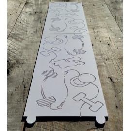 GROOVY PATTERNS Longarm Quilting Groovy Pattern Boards set of 2 CrossFit Exercise Weights Design