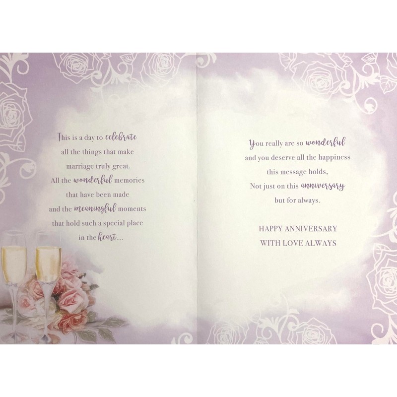 DAUGHTER & SON-IN-LAW Anniversary Card