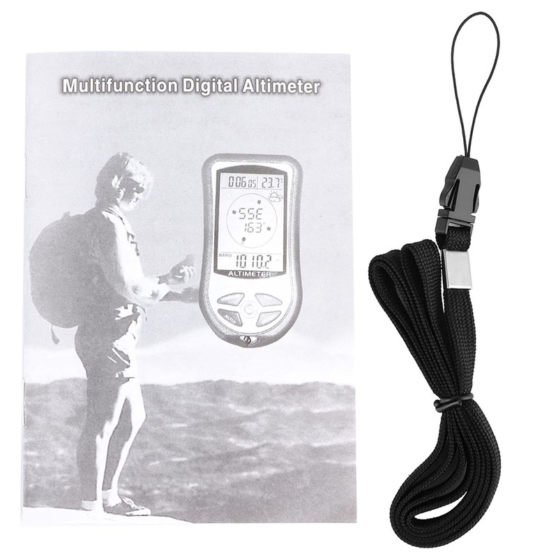 Portable Multifunctional Electronic Weather Altimeter Barometer for Outdoor Enthusiasts Home