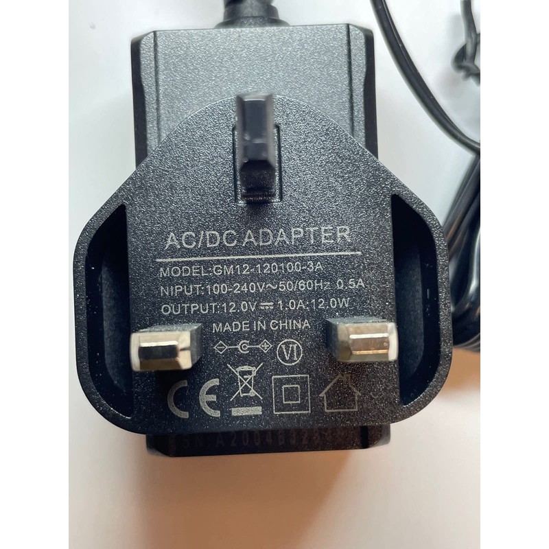 Replacement for 12V 1000mA Switching Adaptor FJ-SW1261201000DB for CCTV Box