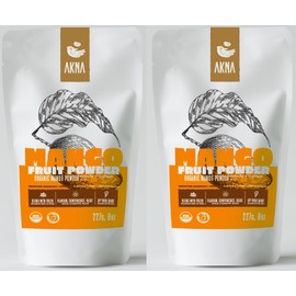 AKNA Organic Mango Fruit Powder, 2 x 227g Resealable Bags
