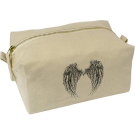 'Gothic Vampire Wings' Canvas Wash Bag/Makeup Case (CS00042251)