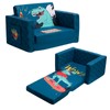 ALIMORDEN 2-in-1 Flip Out Comfy Toddler Couch, Lovely Kids Chair