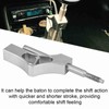 KIMISS Car Aluminium Alloy & Stainless Steel Height-Adjustable Lever Extension