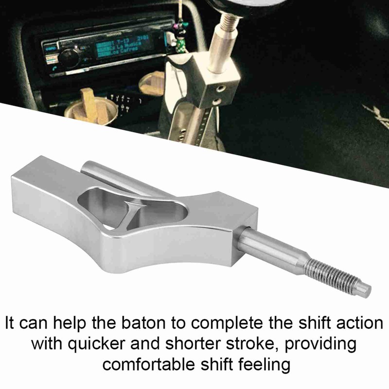 KIMISS Car Aluminium Alloy & Stainless Steel Height-Adjustable Lever Extension