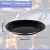 Navoys Enamel Camping Plate 24cm x 3cm - Black, Heat
