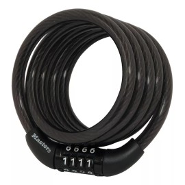Master Lock Cable De Acero Con Combinación Para Bicicletas