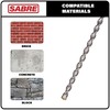 Sabre Tools 8-Piece SDS Plus Drill Bit Set, Carbide Tipped,