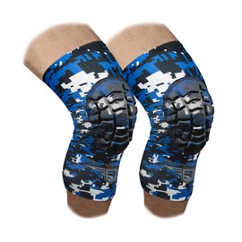 Bucwild Sports Rodilleras de compresión para pelota de baloncesto y voleibol, tallas juveniles/niños y adultos