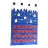 Prezzies Online Kids Fabric Blue White Snowman Advent Calendar with