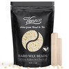 Vennco 2.5lb Cream Hard Wax Beads, Premium Coconut-Infused Hair Removal