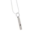 Outdoor Emergency Whistle Titanium Alloy EDC Whistle Pendant Necklace for