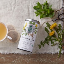 The Republic of Tea Organic Dandelion SUPERHERB Herbal Tea, Tin of 36 Tea Bags