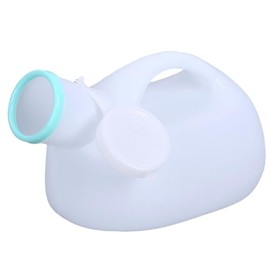 2000ml Large Capacity Men's Urinal Bottle,Elderly Plastic Urine Collector with Lid, Portable Pee Pot for Adults, Non-Spill Urine Receptacle